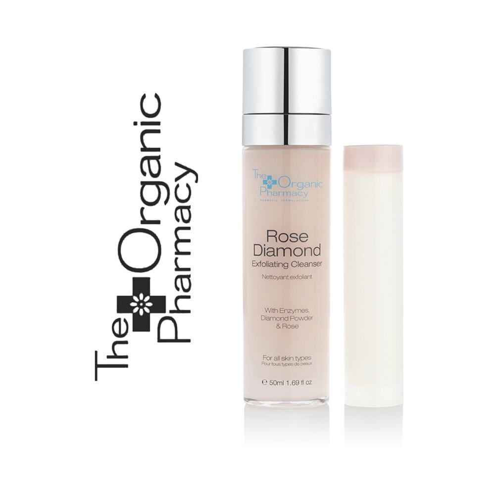 The Organic Pharmacy Rose Diamond Exfoliating Cleanser 50 ml Refill - New